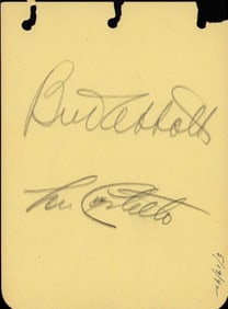 Abbott and Costello signatures