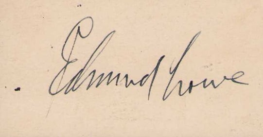 Edmund Lowe signature