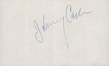 Johnny Cash signature