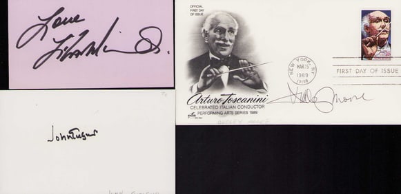 Arthur cast set of signatures