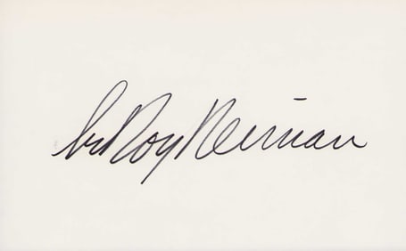 Leroy Neiman signature