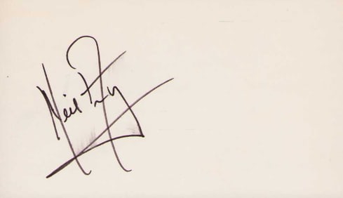 Neil Armstrong signature
