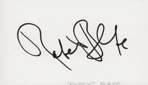 Robert Blake signature