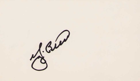 Yogi Berra signature