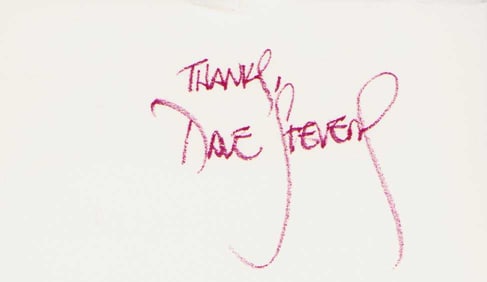 Dave Stevens signature