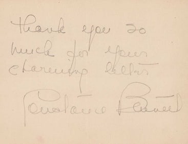Constance Bennett signature