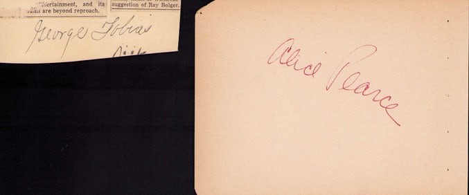 Gladys and Abner Kravitz rare Bewitched signatures