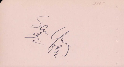 Victor Sen Young rare Bonanza signature