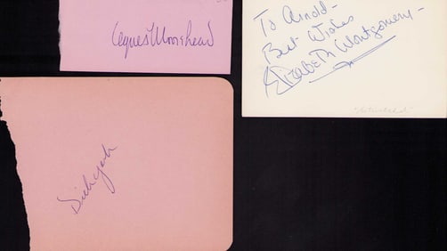 Bewitched cast set of signatures
