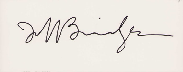 Jeff Bridges signature
