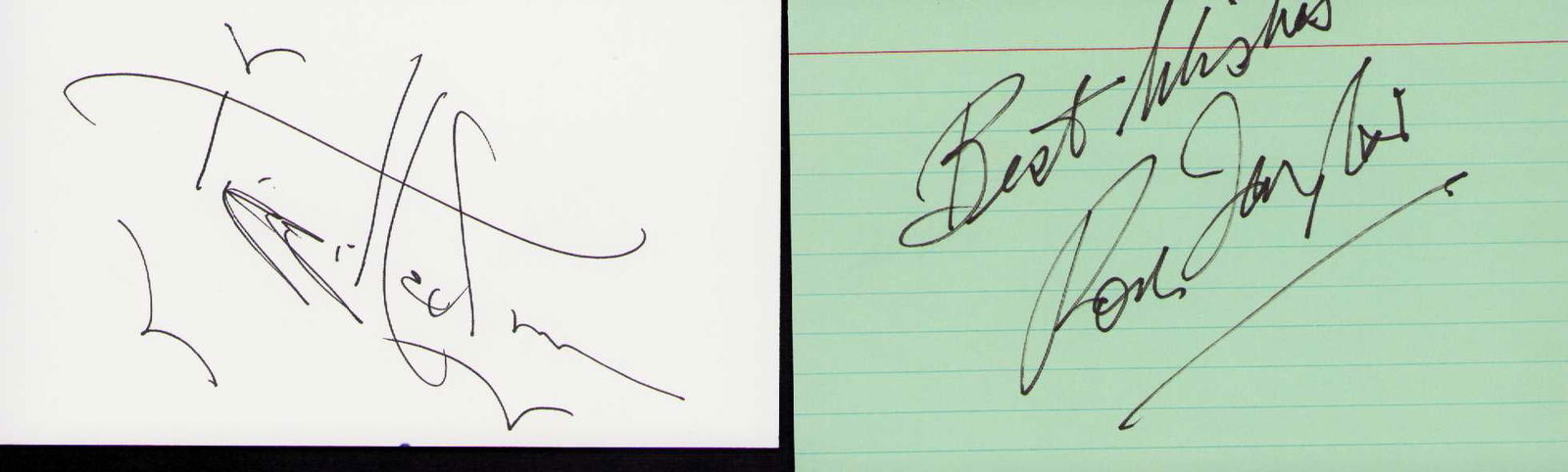 The Birds cast set of signatures (1 of 1)