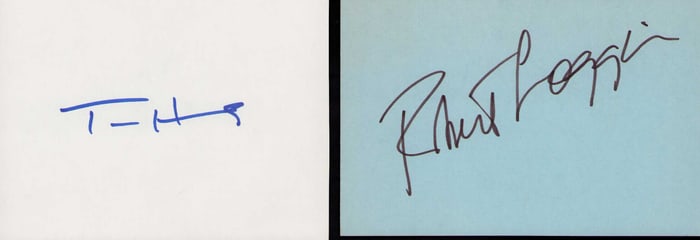 BIG cast set of signatures