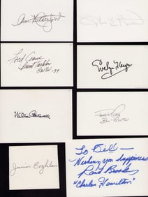 Gone with the Wind set of signatures