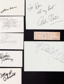 Star Trek Original series cast set of signatures