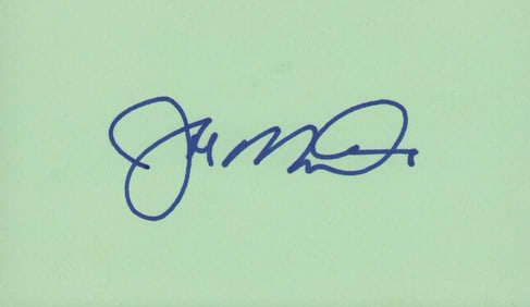 Joe Montana signature