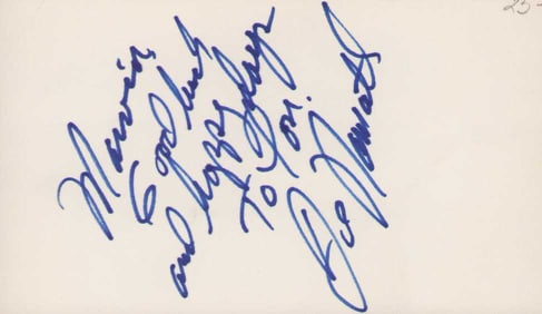Joe Namath signature