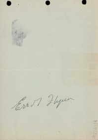 Errol Flynn signature