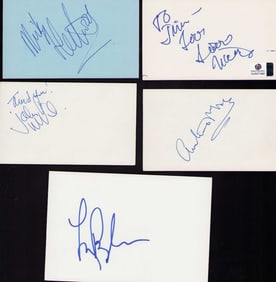 Fleetwood Mac cast signature set