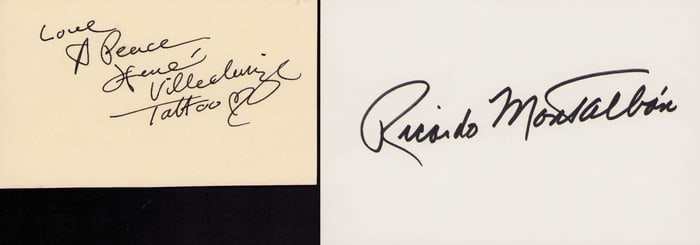 Fantasy Island cast signature set