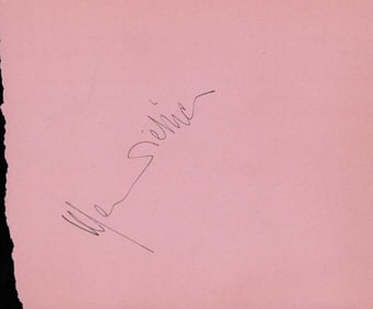Marlene Dietrich signature