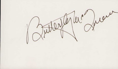 Butterfly McQueen signature