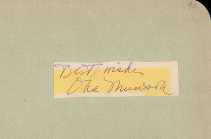 Ona Munson rare GWTW signature
