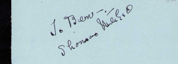 Thomas Mitchell rare GWTW signature