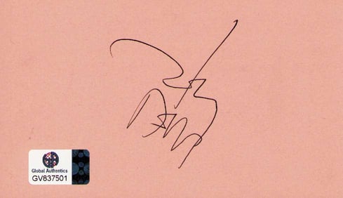 Johnny Depp signature Early