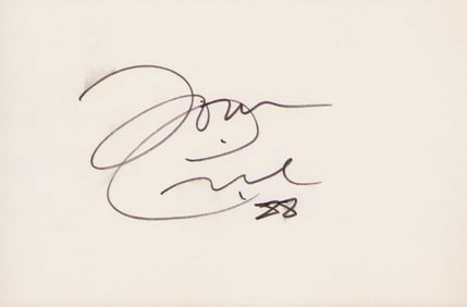 Tom Cruise signature