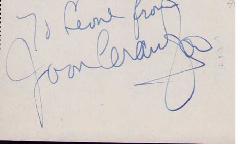 Joan Crawford signature