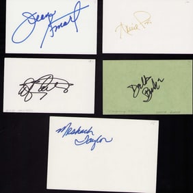 Designing Women cast set of signatures