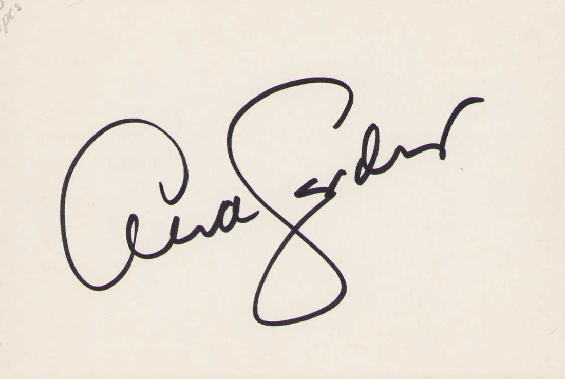 Ava Gardner signature (1 of 1)