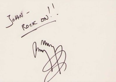 Jimmy Page signature
