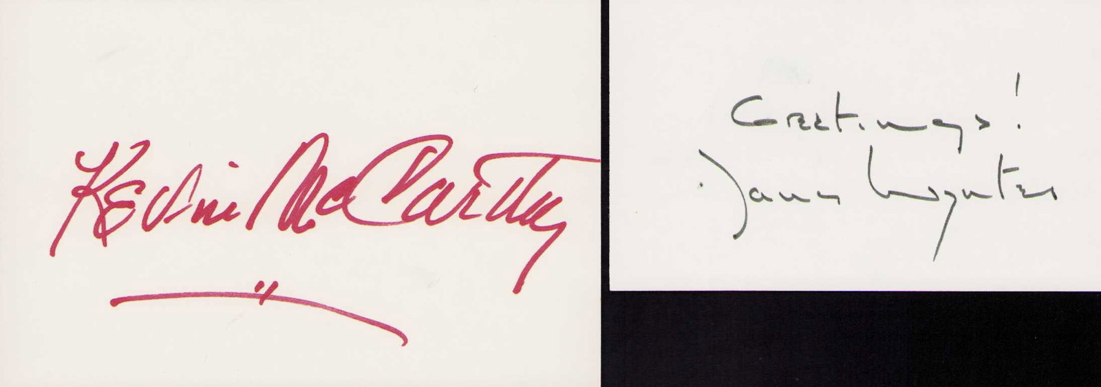 Invasion of the Body Snatcher set of signatures (1 of 1)
