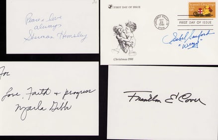 Jeffersons set of cast signatures