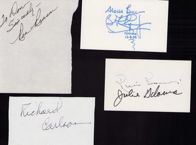 Creature from the Black Lagoon set of cast signatures