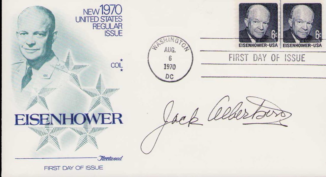 Jack Albertson signed FDC (1 of 1)