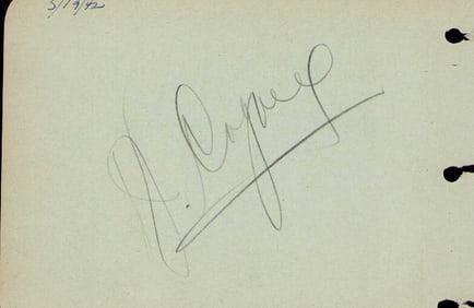 Jimmy Cagney signature