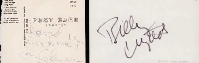 City Slickers set of signatures