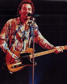 Bruce Springsteen signed photo