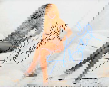 Britney Spears signed photo