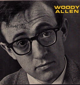 Woody Allen rare signed LP