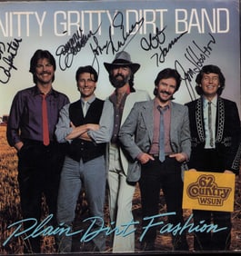 Nitty Gritty Dirt band signed LP