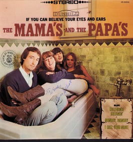Cass Elliott signed Mamas and Pappas LP