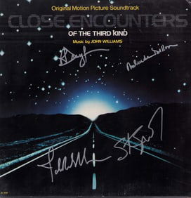 Close Encounters of the 3rd Kind soundtrack LP signed