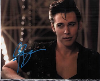 Austin Butler Elvis signed photo