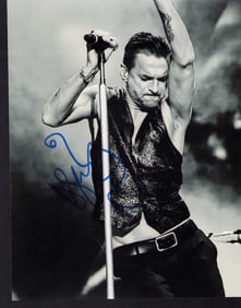 David Gahan signed photo