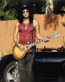 Slash signed photo