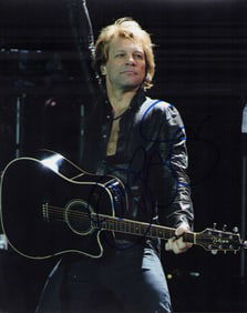 Jon Bon Jovi signed photo