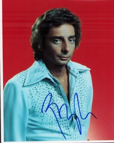 Barry Manilow signed photo